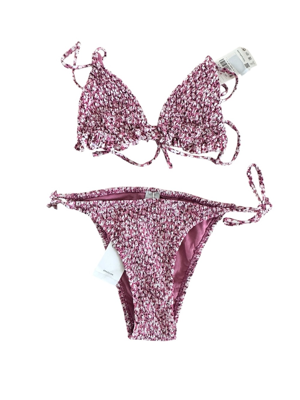 MANGO FLORAL TRIANGULAR BIKINI SET